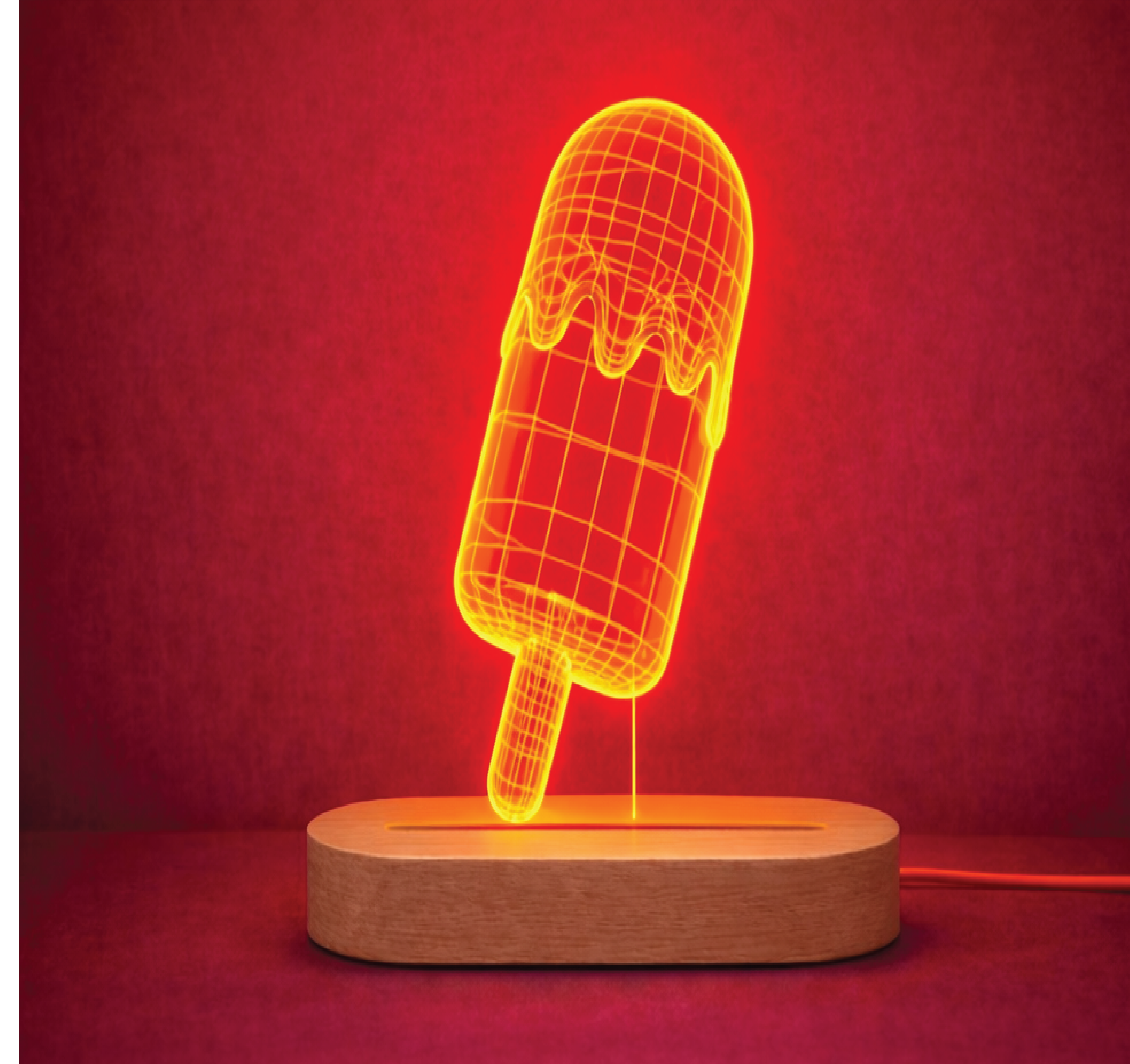 מנורת ארטיק מסטיק בחריטה אישית