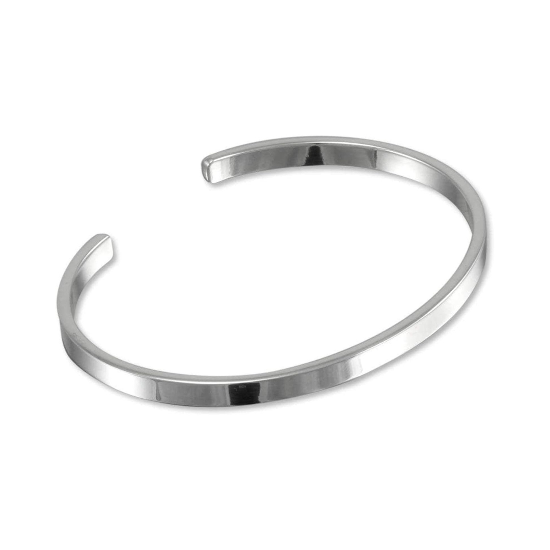 צמיד כסף עבה